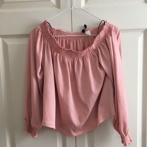H&M pale pink blouse: NWOT